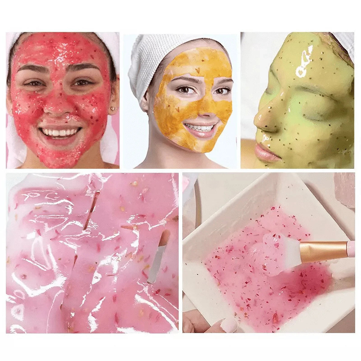 Luminous Skin Lab Vampire  Infusion Jelly Mask, Facials  Professional Pack Peel off Facial Mask - Anti-Aging, Reducing Dark Spot & Natural Skin Treatment - Suitable for All Skin Types | 30 fl oz