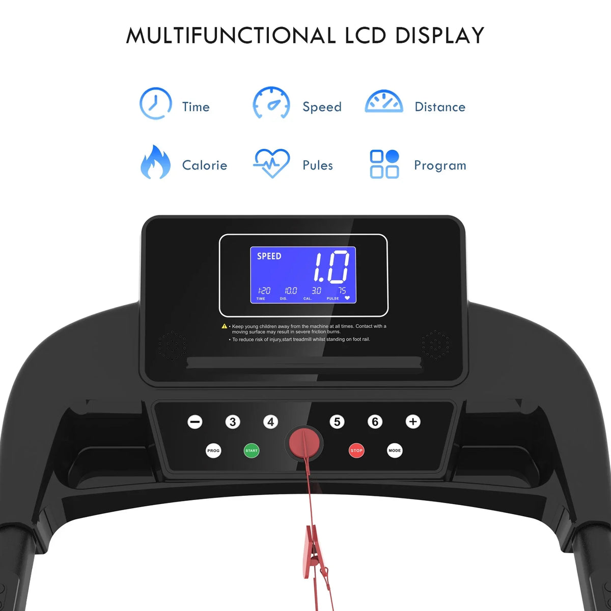 Walking Pad, Sturdy & Durable Under Desk Treadmill, Folding Treadmill with 300LBS Capacity, Beautifully Designed Installation-Free Treadmills for Home Bluetooth Speaker