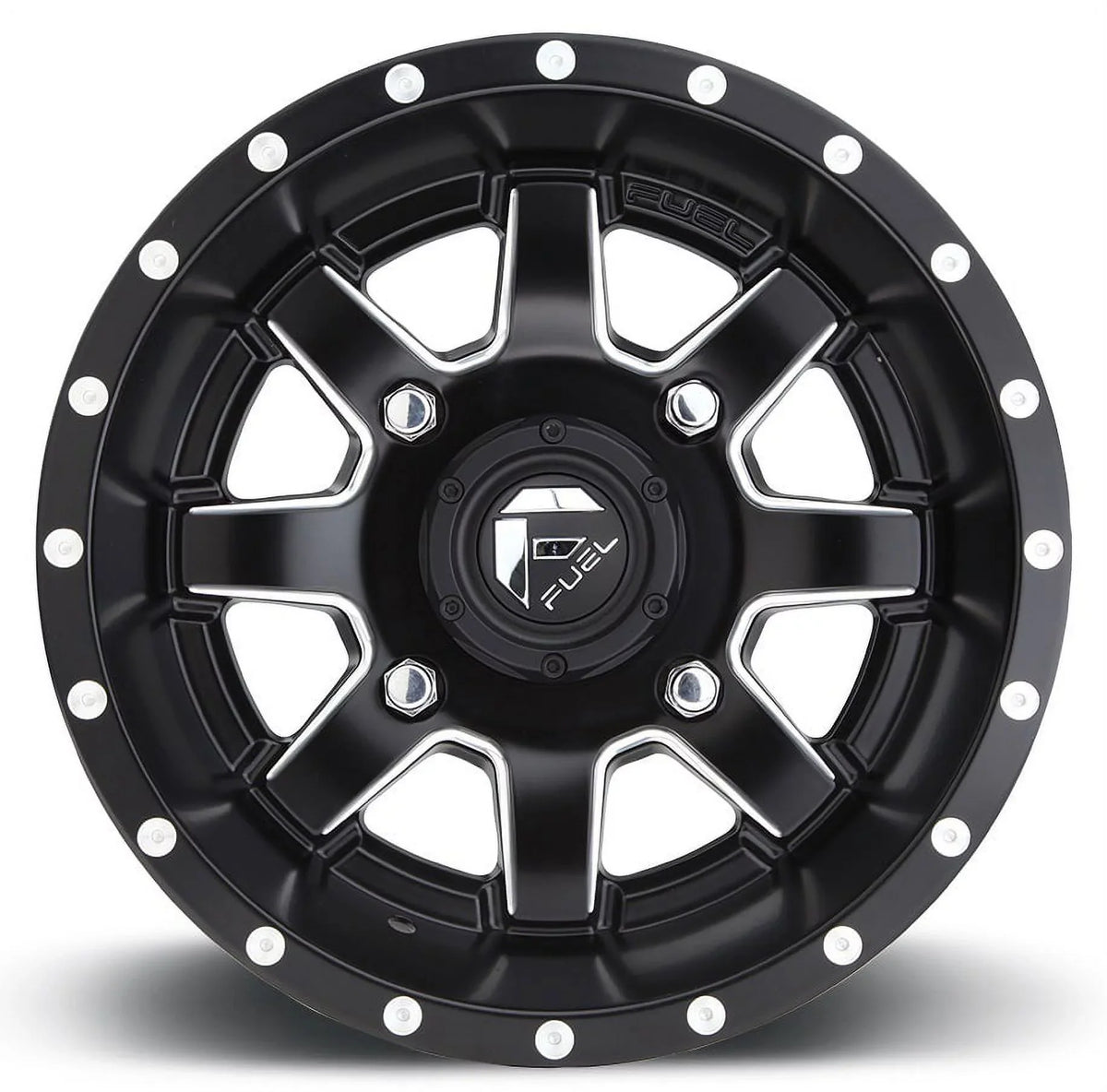Fuel Maverick Black 15" Wheels 33"   Tires Polaris   1000 /   / Ranger  900/1000