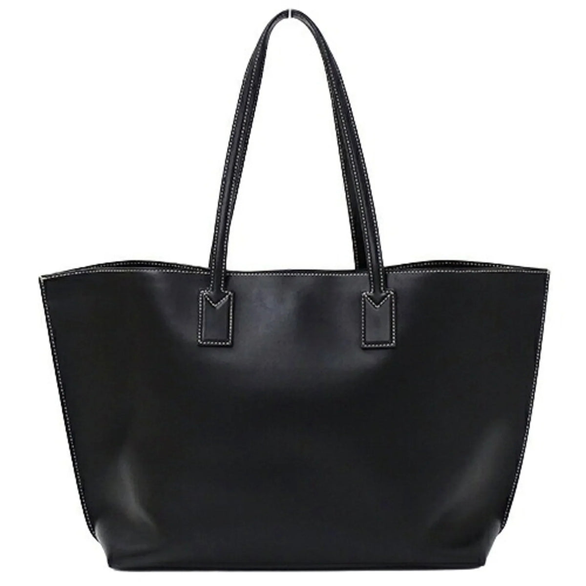 Pre-Owned Burberry  bag ladies tote shoulder leather black 8052726 (Good)