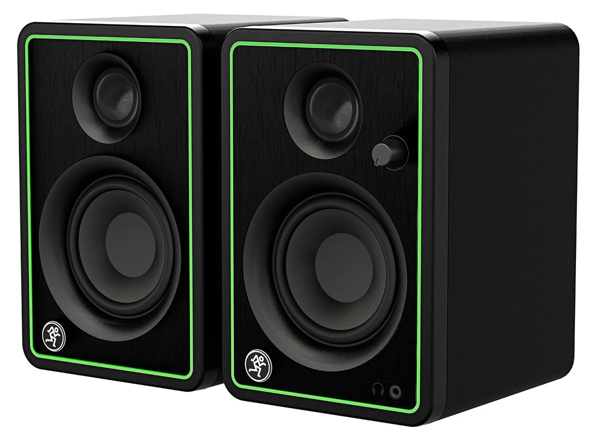 2) Mackie CR3- 3" 50w Bluetooth Reference Studio Monitors + Bluetooth Speaker