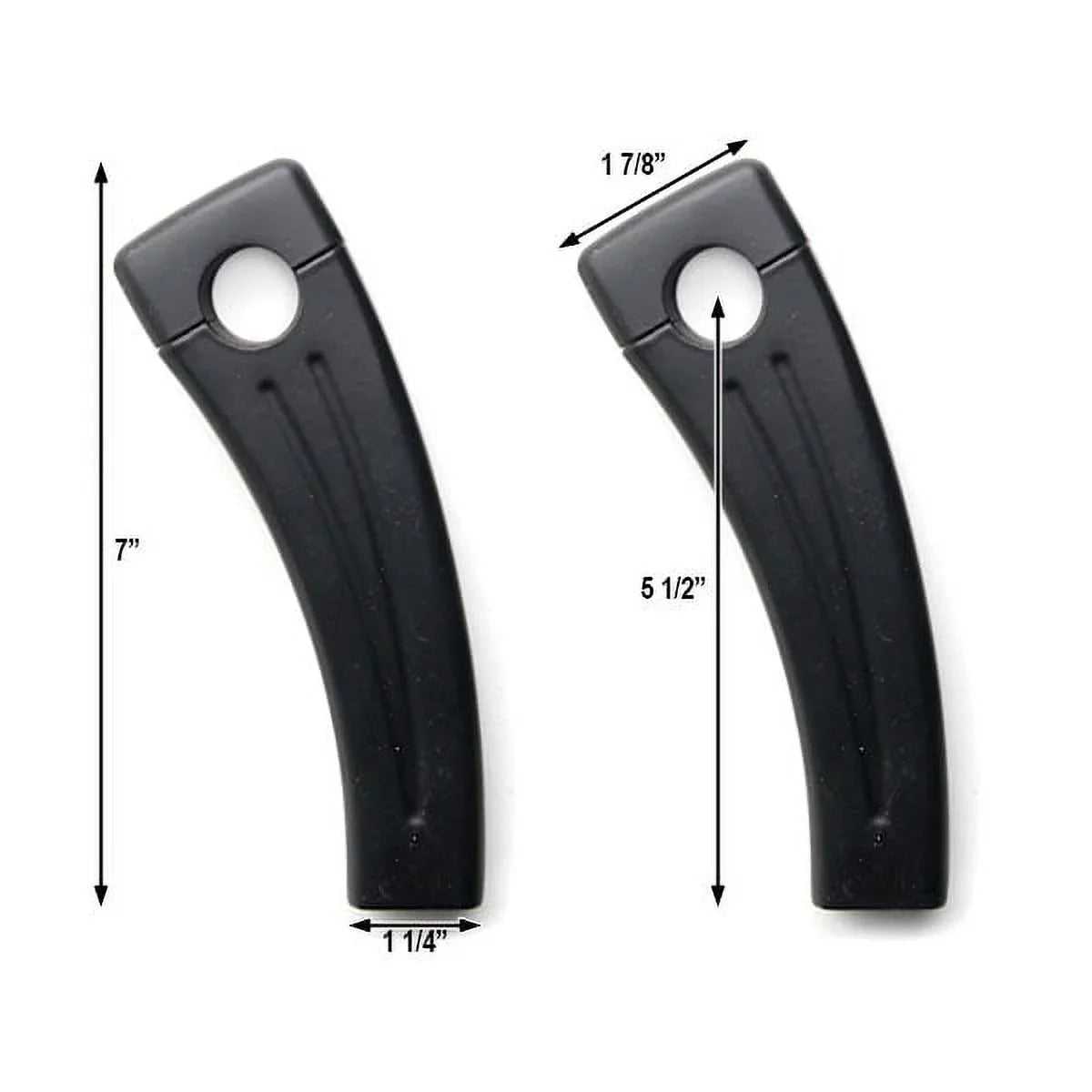 Krator 5.5" Black Bike Handlebar Pullback Risers 7/8" Compatible with Yamaha  360 400 500 650 750 850 900 1100