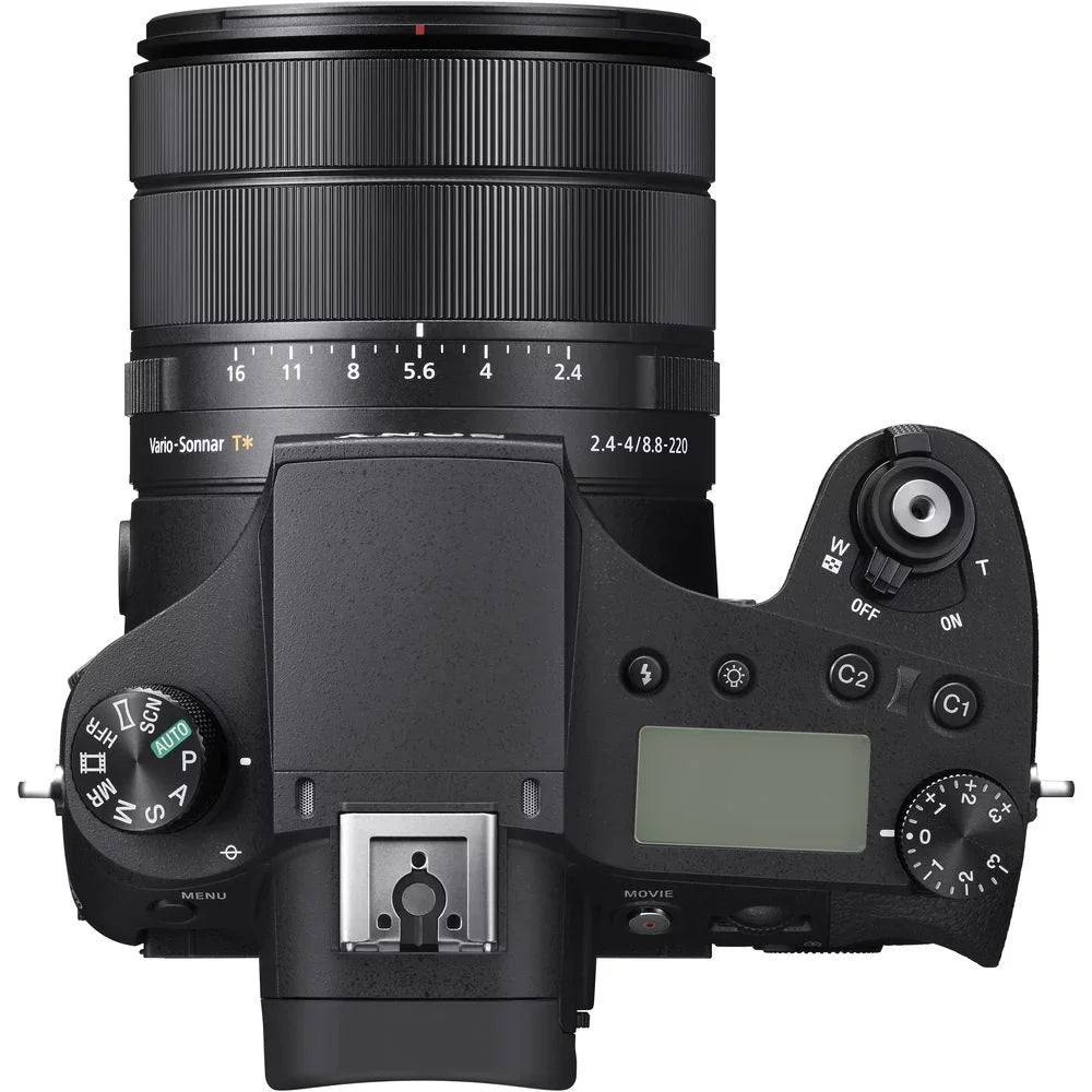 Sony Cyber-shot -RX10  Digital Camera + Spider Tripod + Case - 32GB Kit