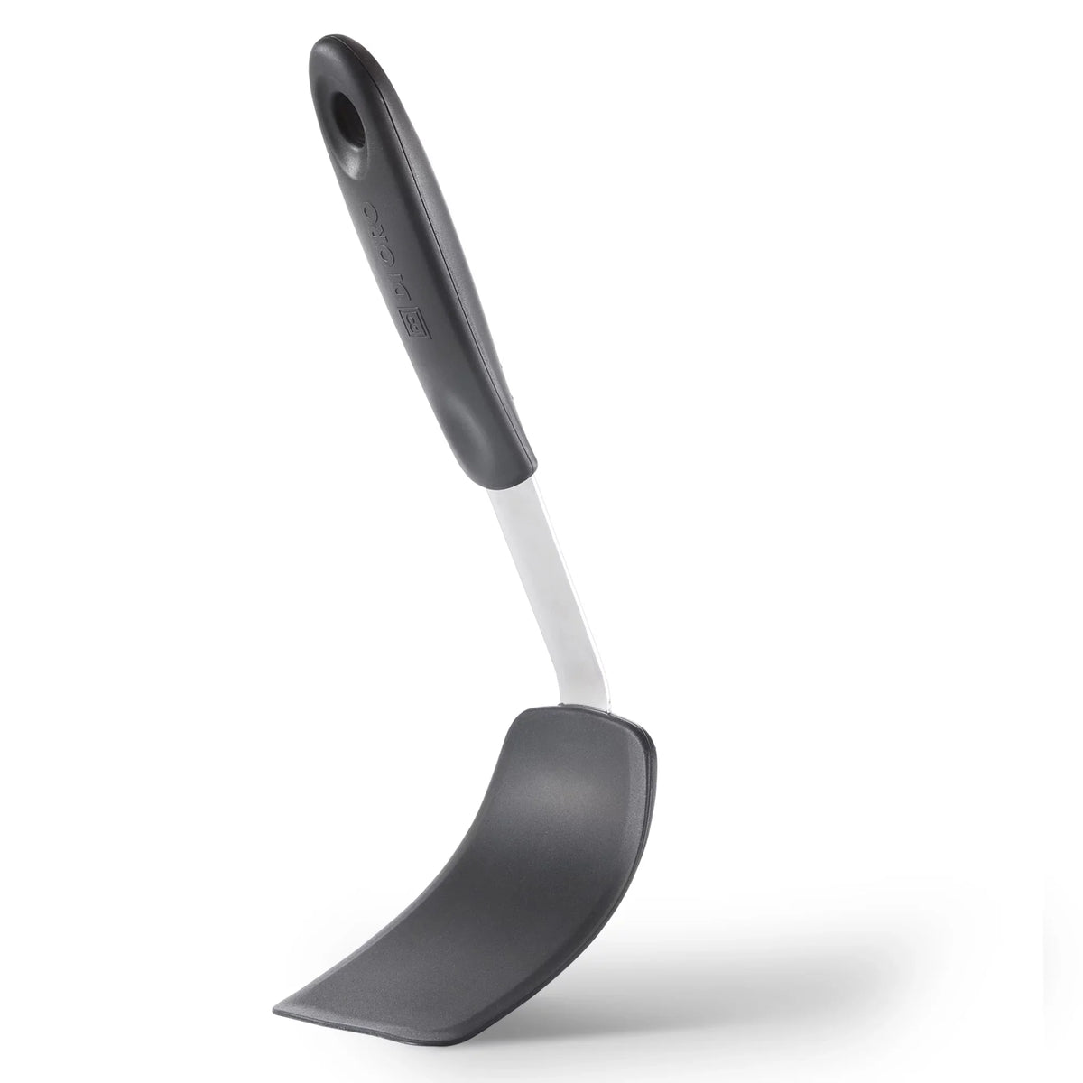 Di Oro Chef Series Standard Flexible Silicone Turner Spatula - 600F Heat Resistant Rubber Kitchen Spatula