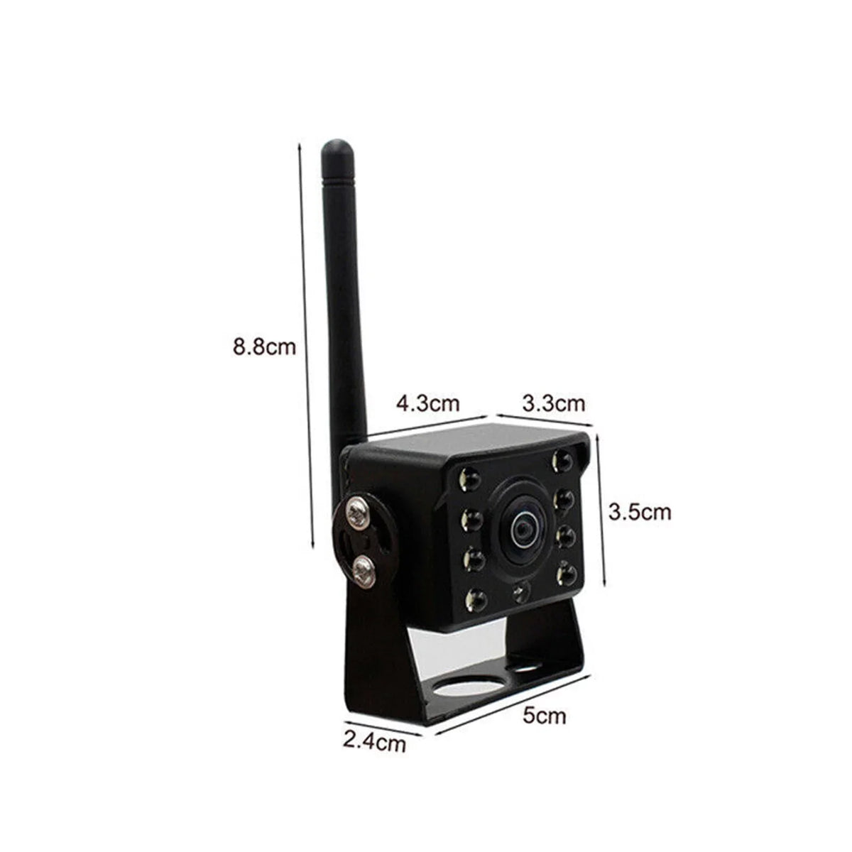 Anself WiFi Wireless Car Rear View Camera Truck Bus ~36V Automobile  Reverse  Night Vision Backup Camera, IP67 Waterproof Wireless Reversing Monitor