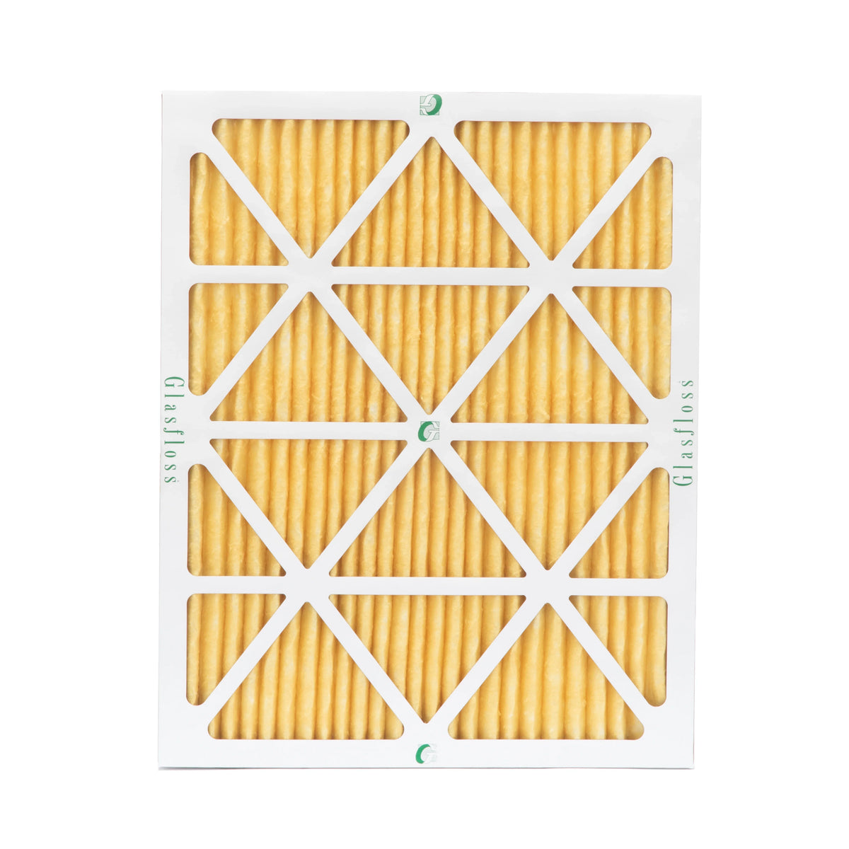 6 Pack of 18x24x1  11 Pleated Air Filters by Glasfloss. Actual Size: 17-1/2 x 23-1/2 x 7/8