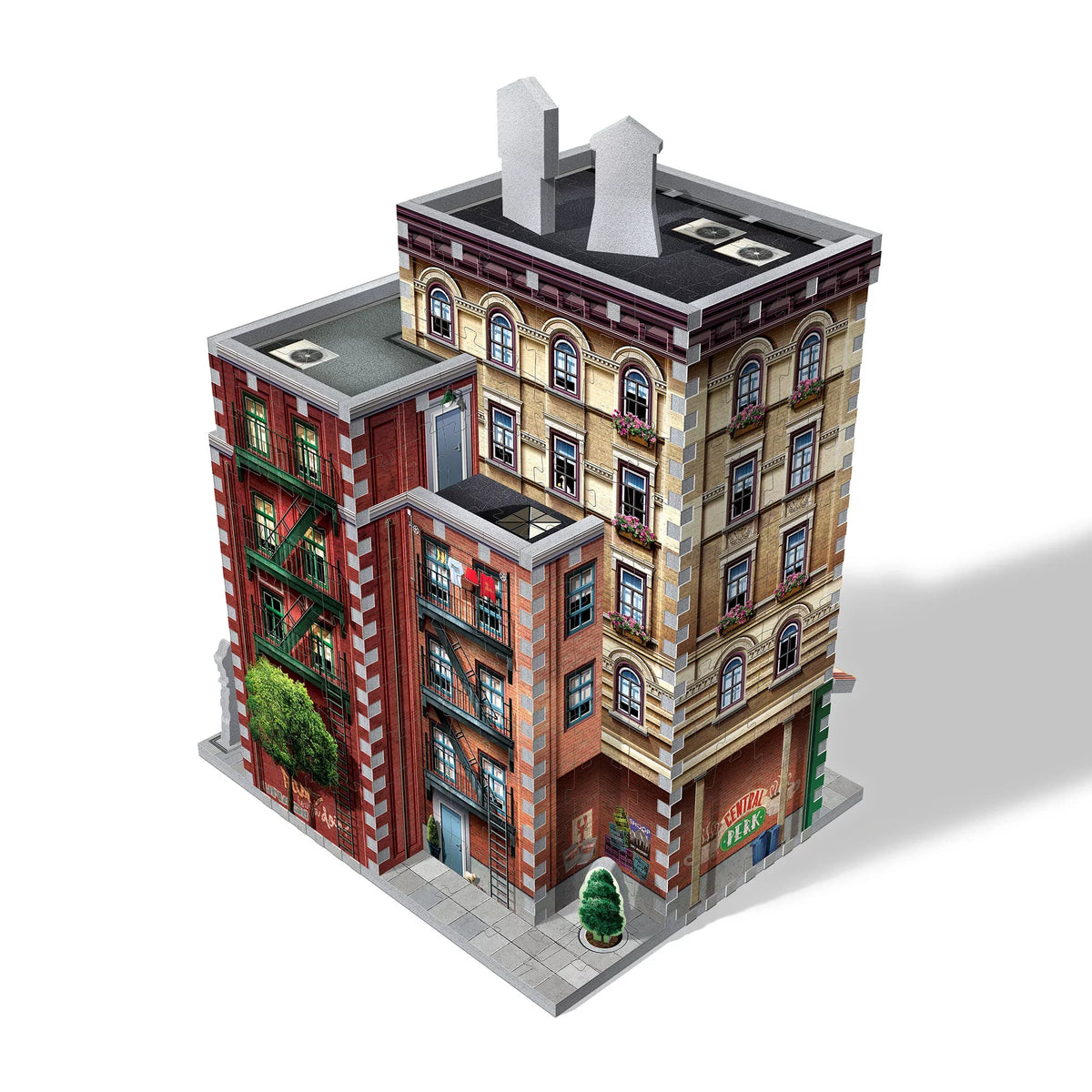 Wrebbit 3D - Friends  Series Central Perk Coffee Shop 440-Piece 3D Jigsaw Puzzle