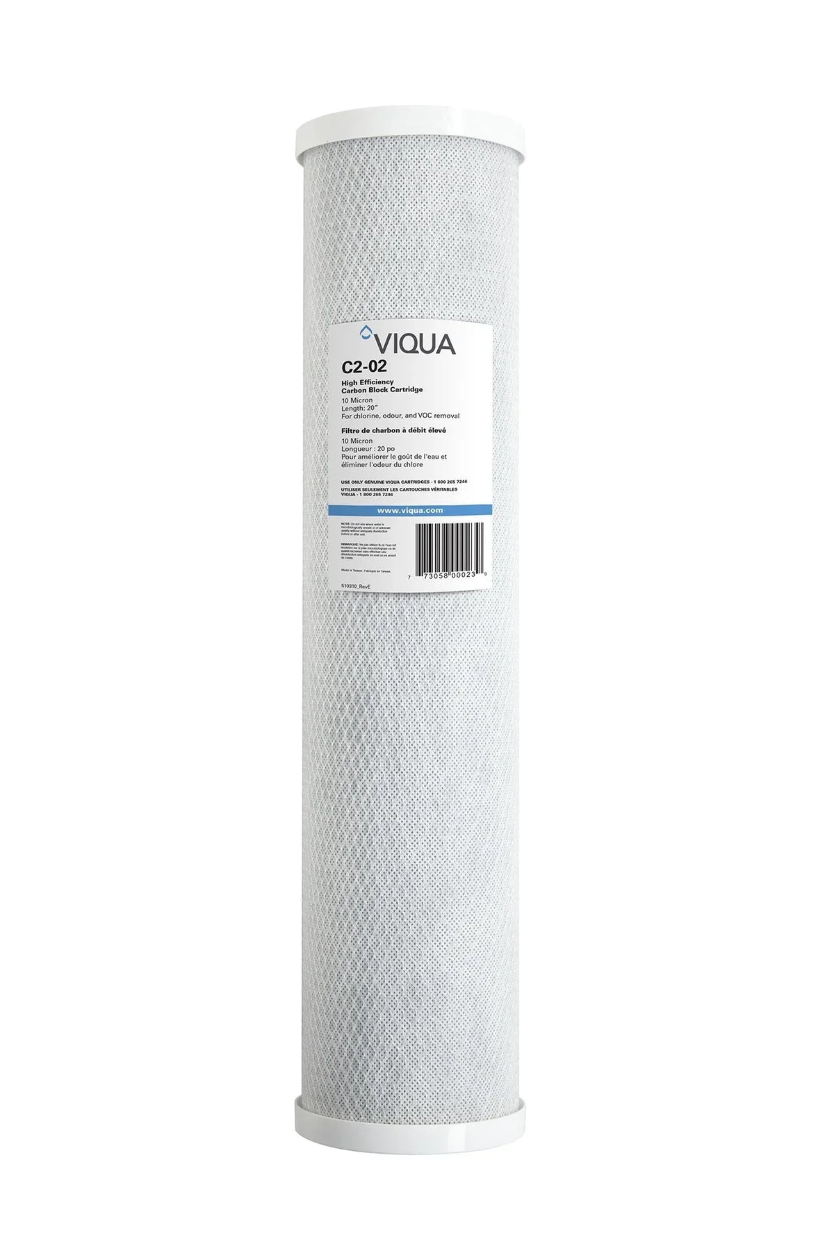 C2-02 Whole House 20 x 4.5 Inch 10 Micron Coconut Carbon Water Filter for  IHS12-D4, IHS22-D4, and IHS22-E4 Systems