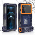 UrbanX Professional [15m/50ft] Swimming Diving Surfing Snorkeling Photo Video Waterproof Protective Case Underwater Housing for Maxwest Astro 5s And all Phones Up to 6.9 Inch  with Lanyard