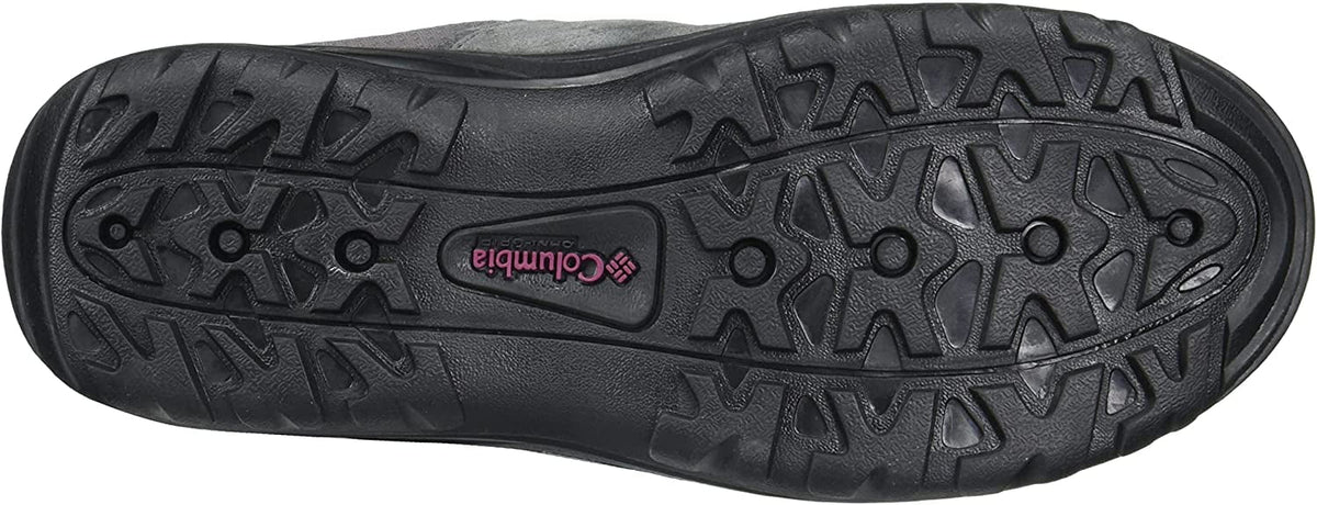 Columbia Womens Ice Maiden  Snow Boot 9 Wide Shale/Dark Raspberry