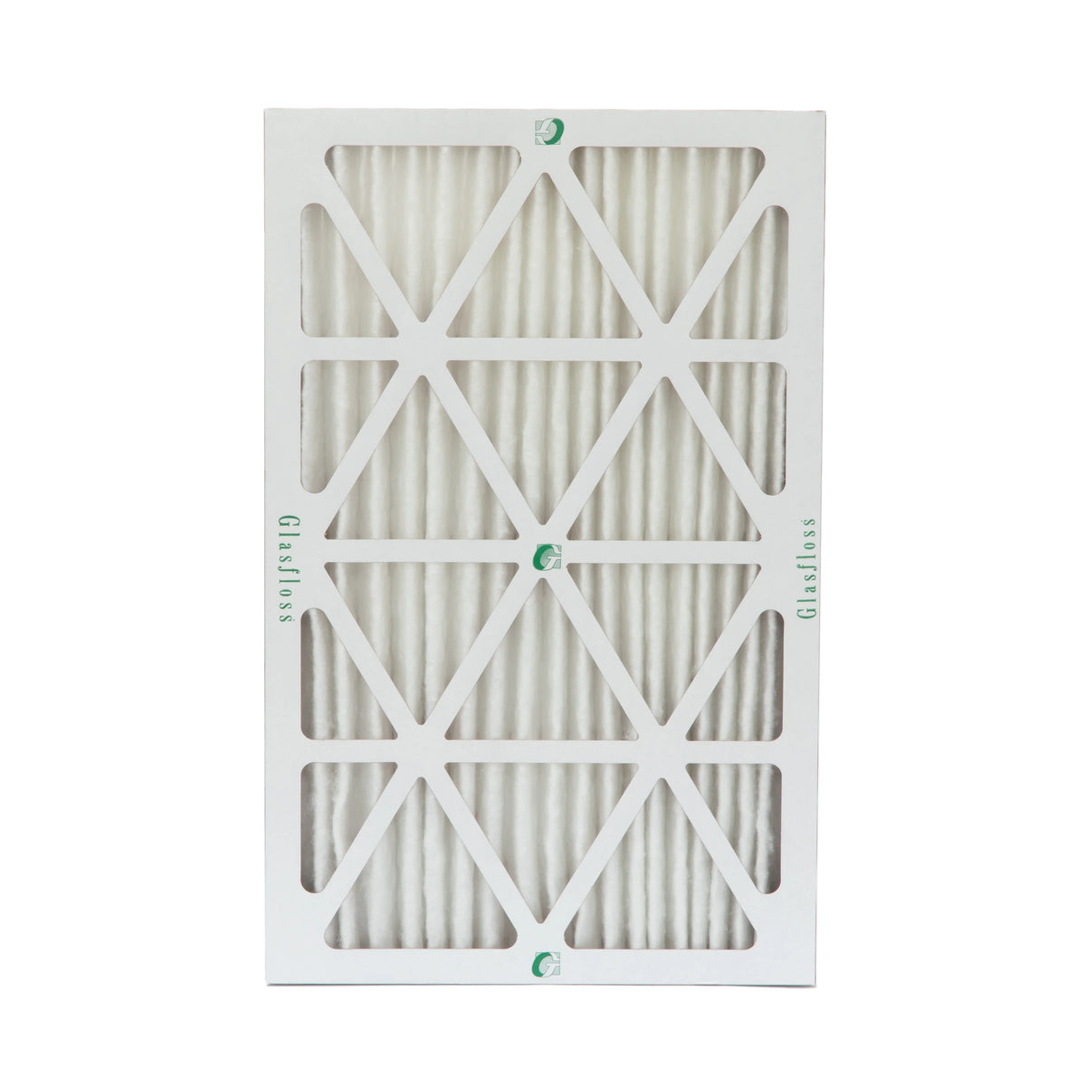 12 Pack of 20x30x2  10 Pleated 2" Inch Air Filters by Glasfloss. Actual Size: 19-5/8 x 29-5/8 x 1-3/4