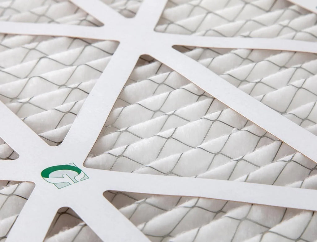 12 Pack of 20x30x2  10 Pleated 2" Inch Air Filters by Glasfloss. Actual Size: 19-5/8 x 29-5/8 x 1-3/4