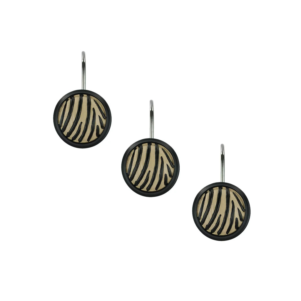 Sherry Kline  Zuma Shower Curtain Hooks (Set of 12)
