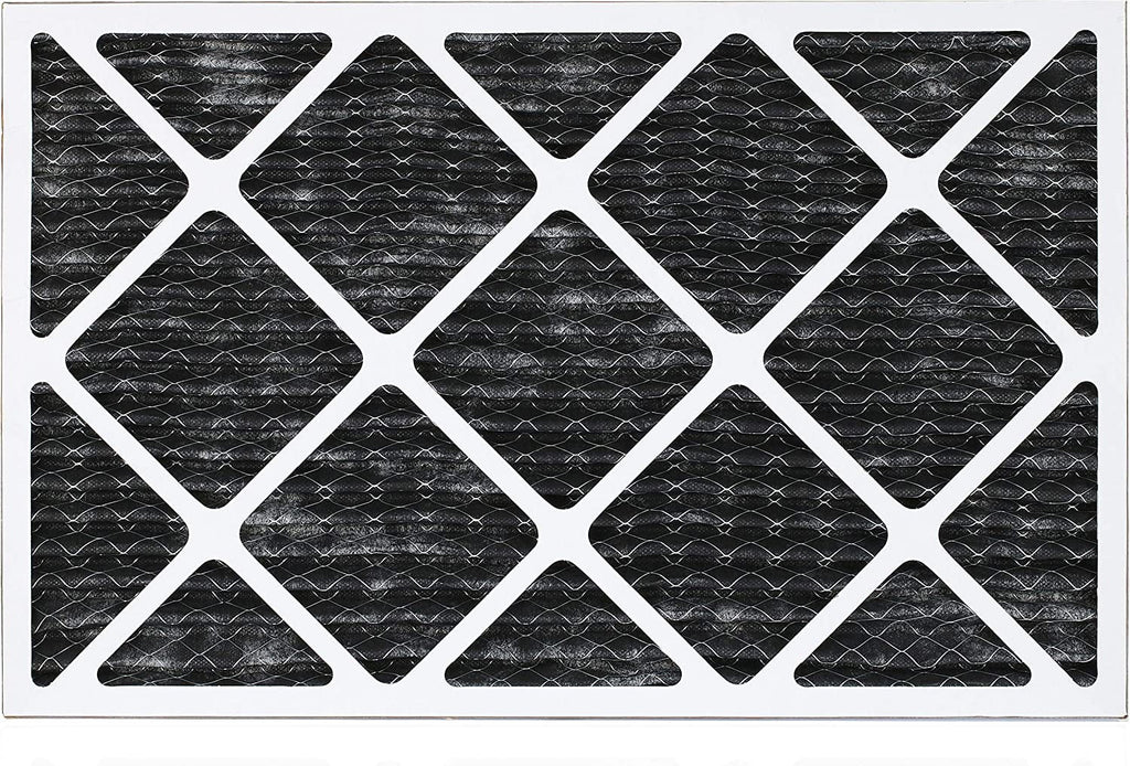 Filterbuy 24x30x1  8 Odor Eliminator Pleated   Furnace Air Filters with Activated Carbon (3-Pack)