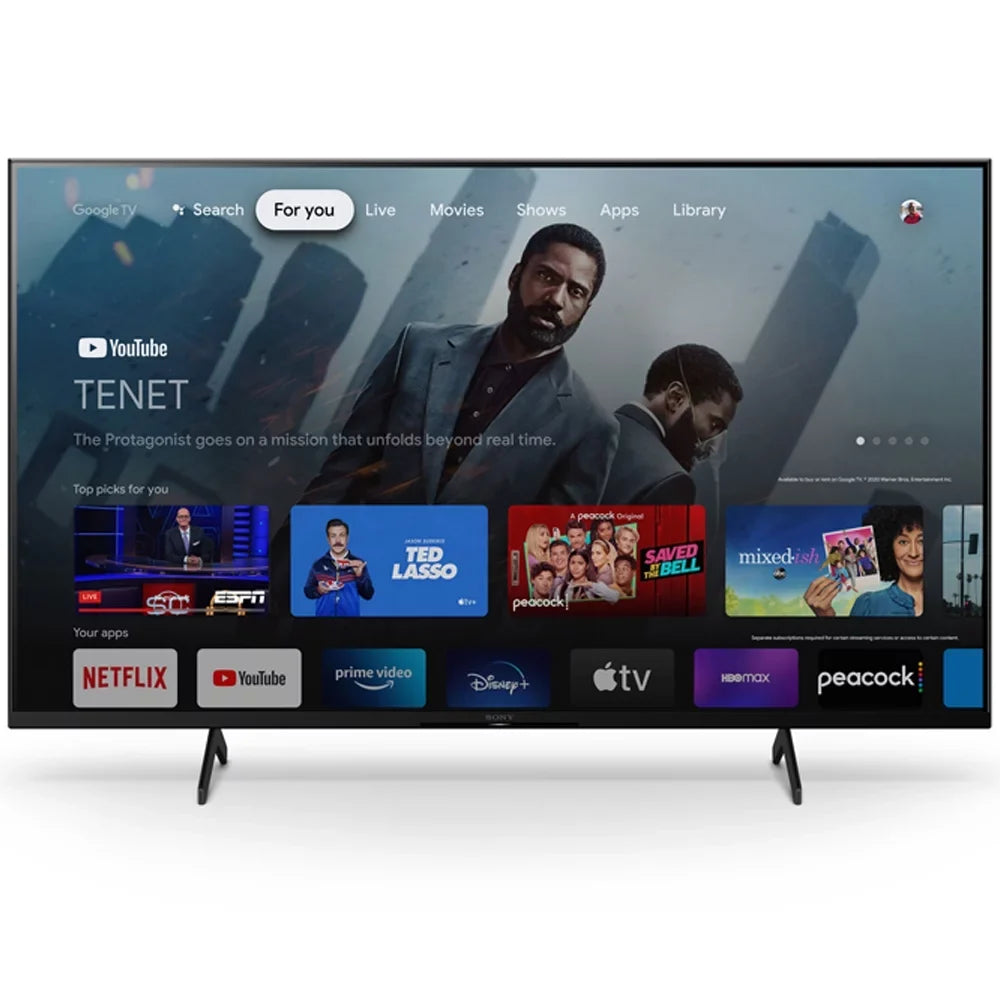 Sony 43" X80K 4K Ultra   Smart  KD43X80K (2022 Model) Bundle with Complete Mounting and Premiere Movies Streaming Kit